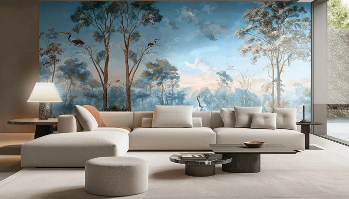 how to choose wallpaper for living room