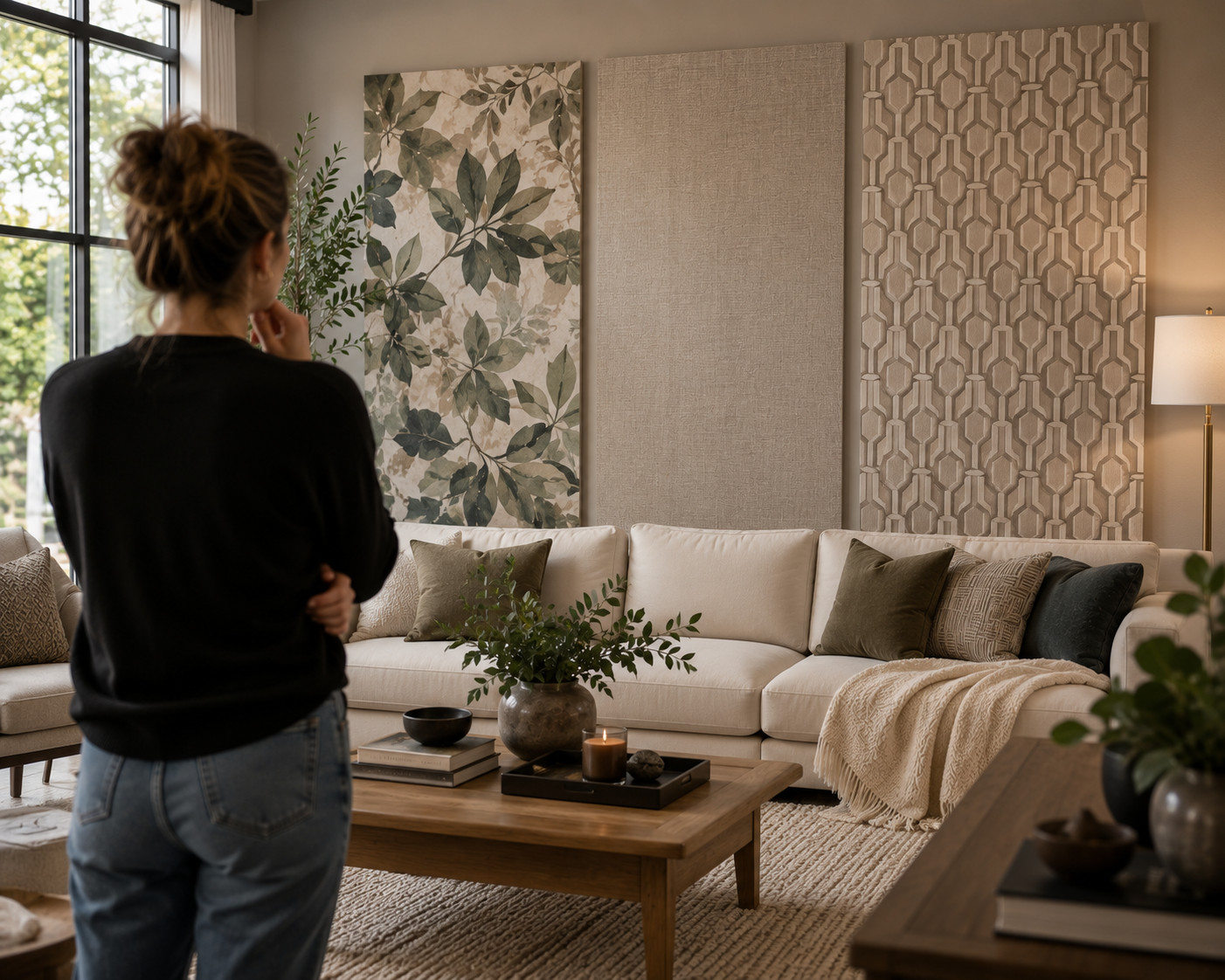 how to choose wallpaper for living room