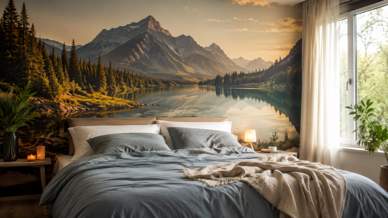scene bedroom wallpaper