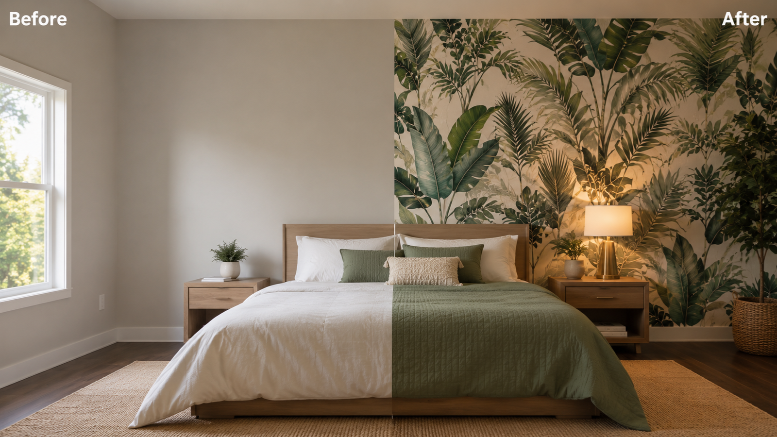 wallpaper decor for bedroom