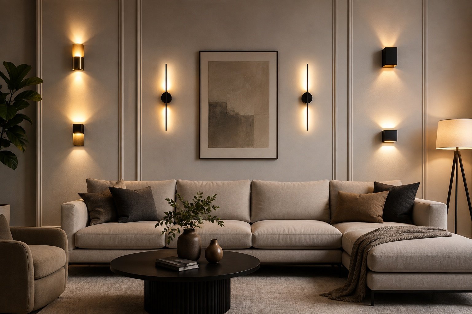 wall lights living room