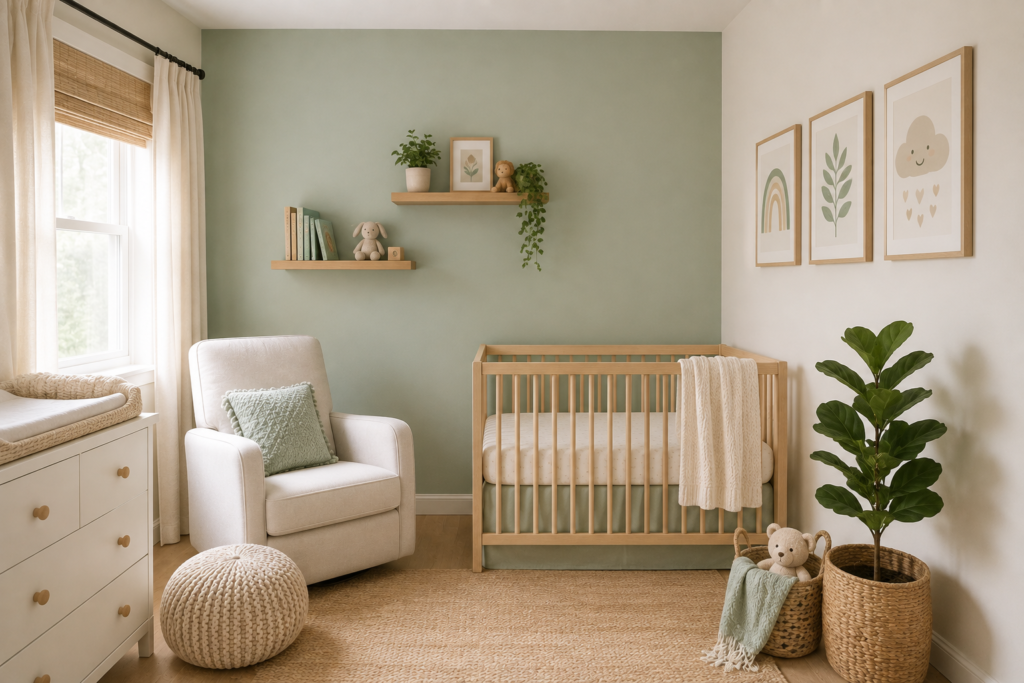 peel and stick nursery wallpaper