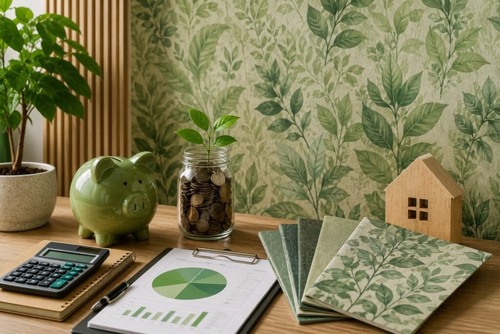 green peel and stick wallpaper