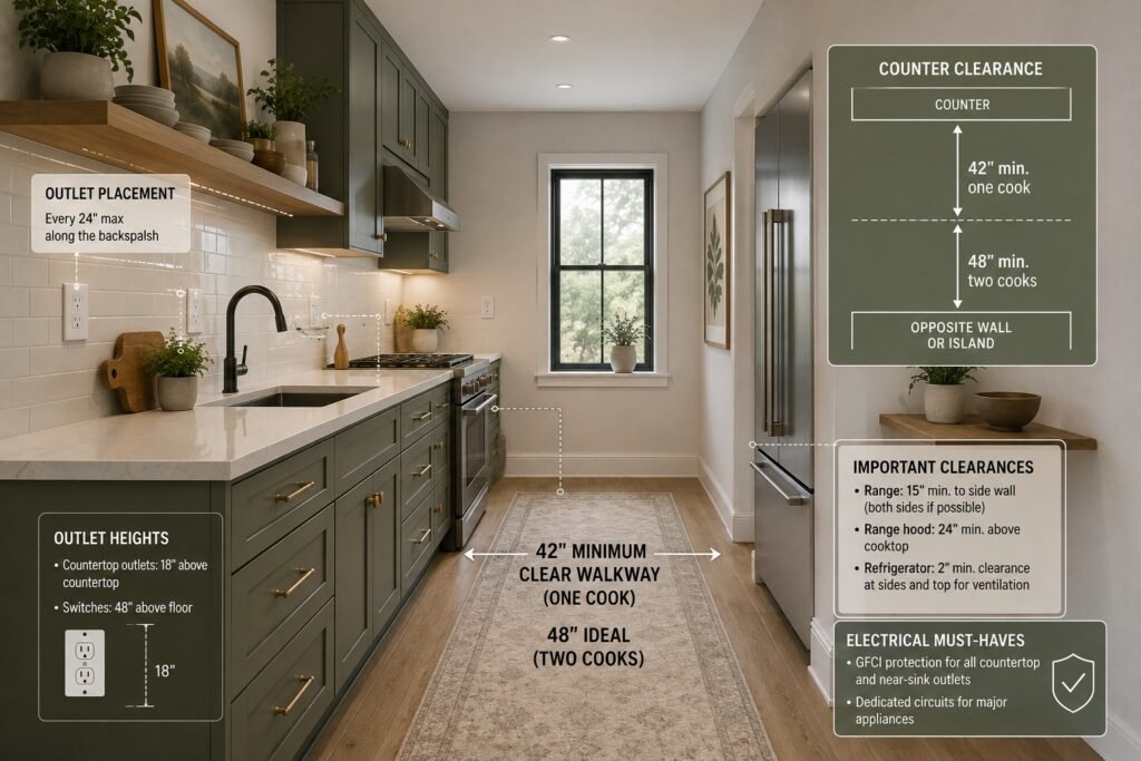 one wall kitchen