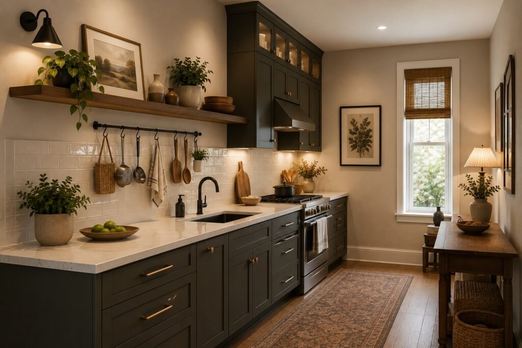 one wall kitchen