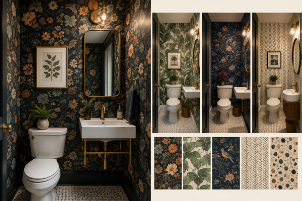 vinyl wallpaper for bathroom