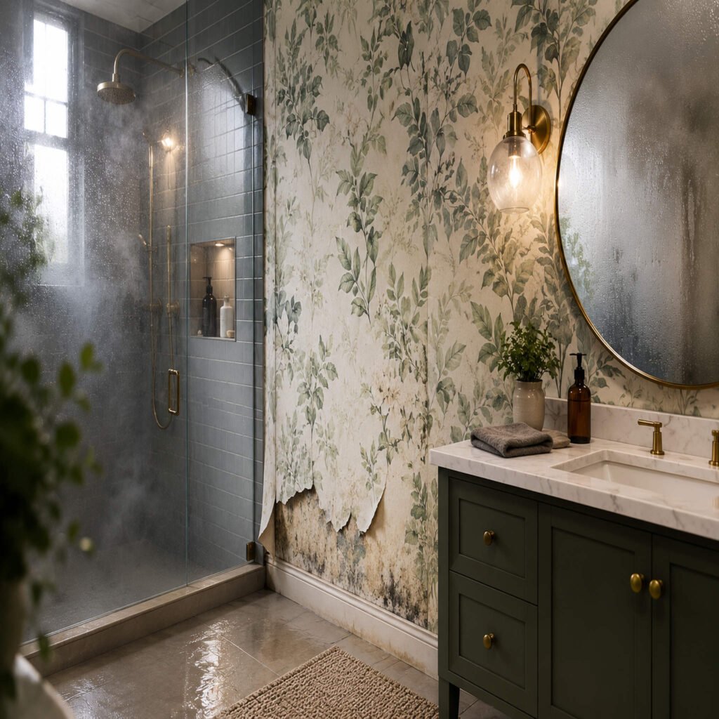 wallpaper for bathroom walls