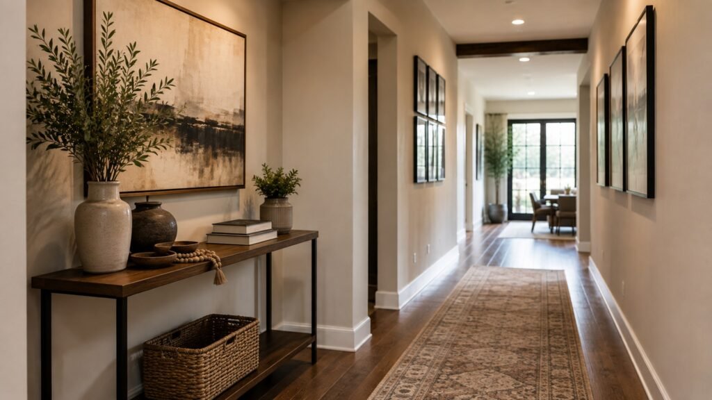 hallway table decor ideas