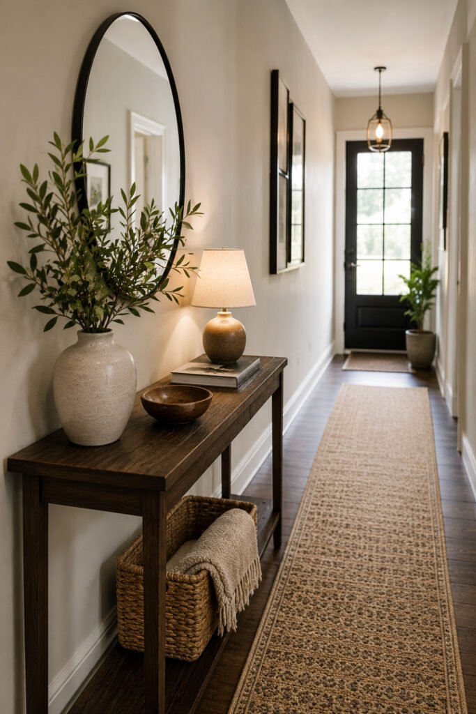 hallway table decor ideas