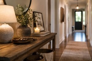 hallway table decor ideas
