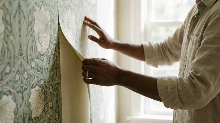 floral peel and stick wallpaper