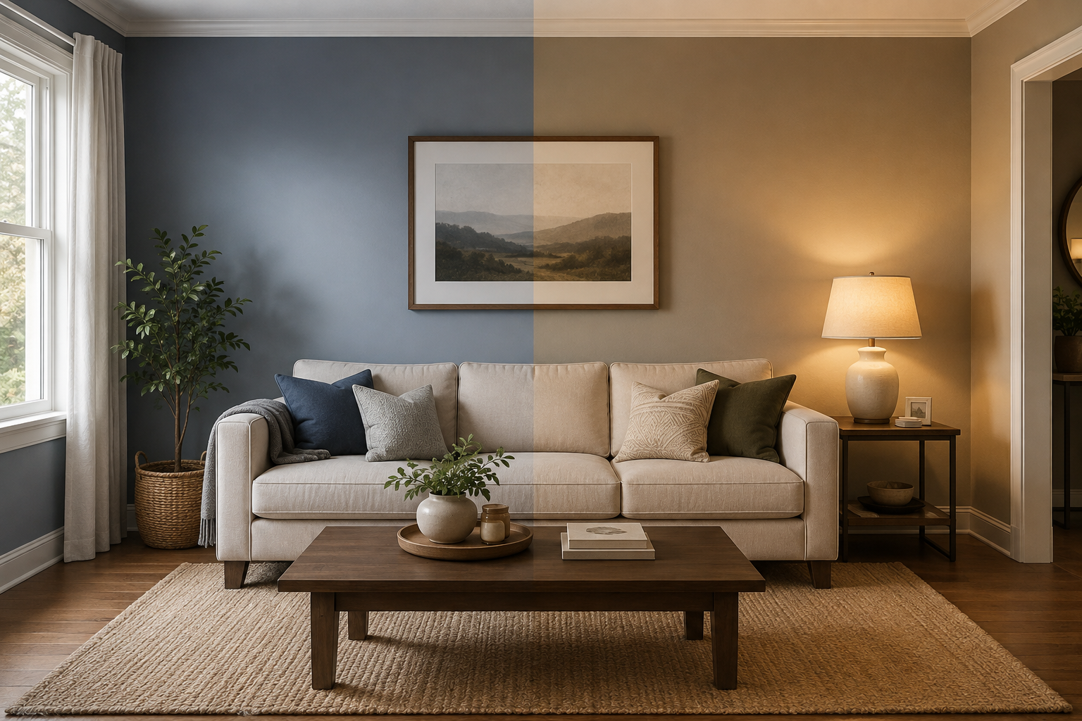 living room wall colors design