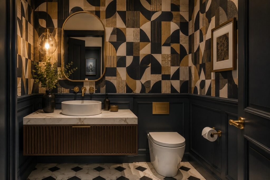 waterproof bathroom wallpaper