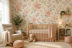 peel and stick nursery wallpaper