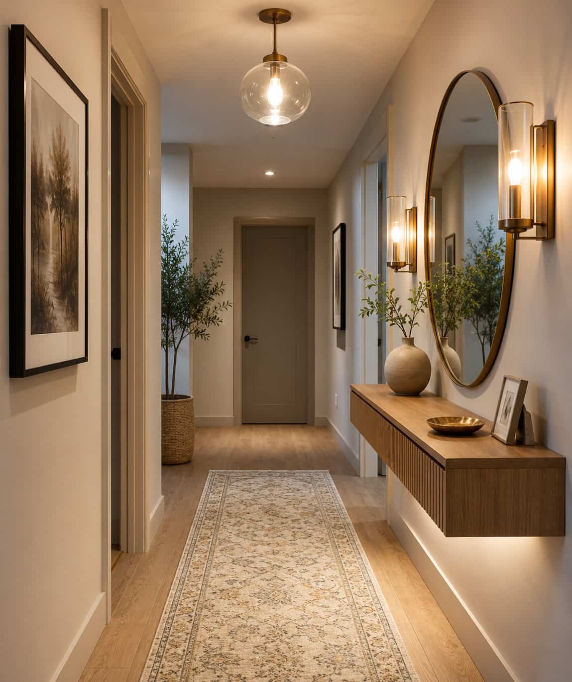 small hallway decorating ideas