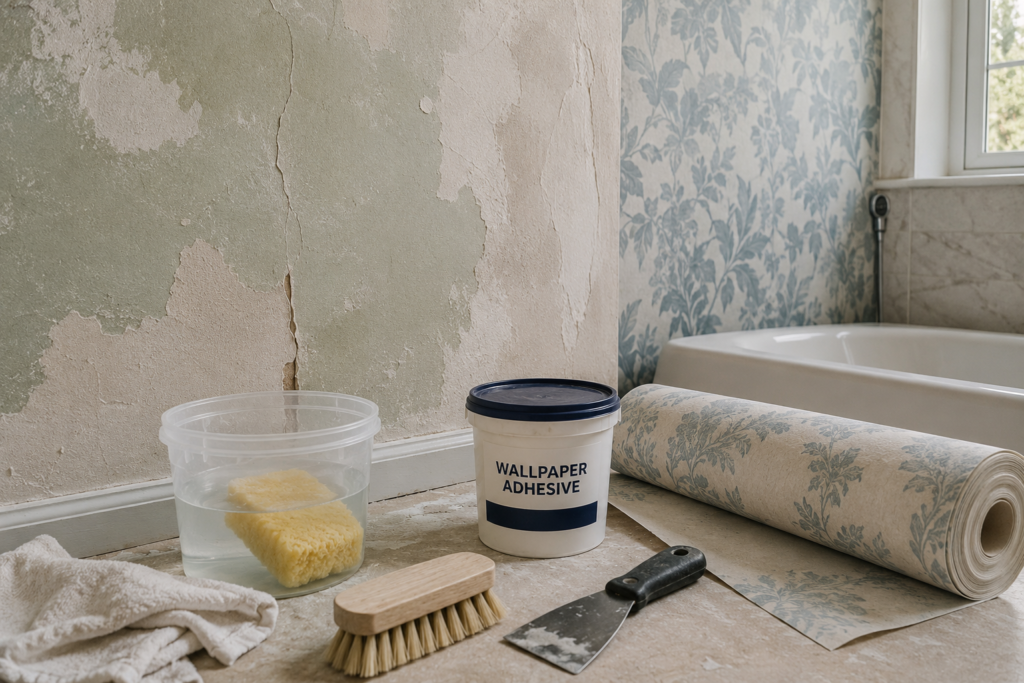 wallpaper for bathroom walls