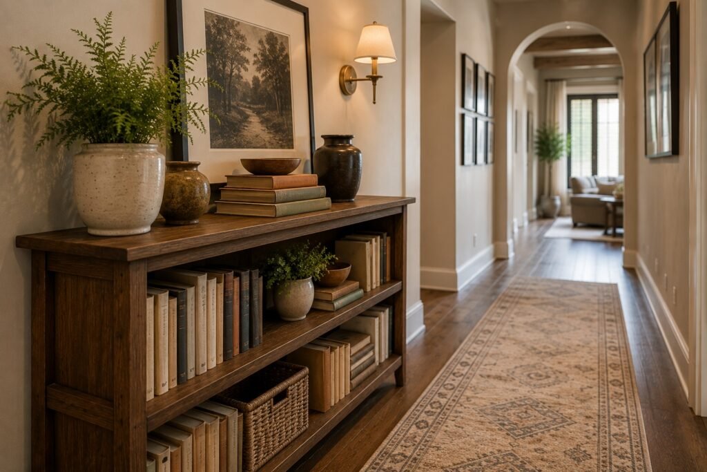 hallway table decor ideas