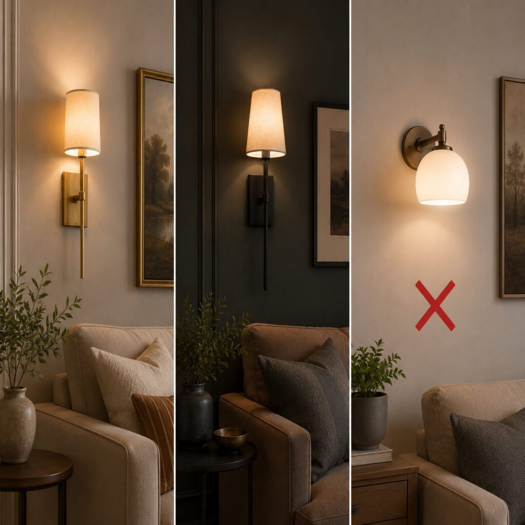 wall sconces for living room