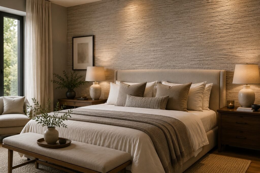 classy bedroom wallpaper designs