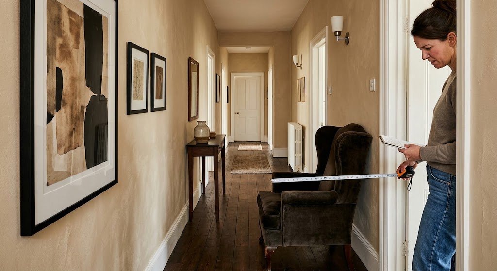 how to decorate a long hallway