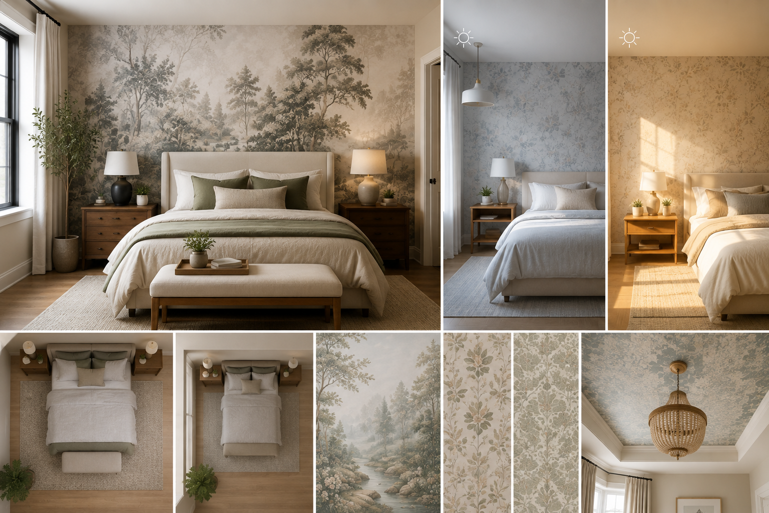 master bedroom wallpaper ideas