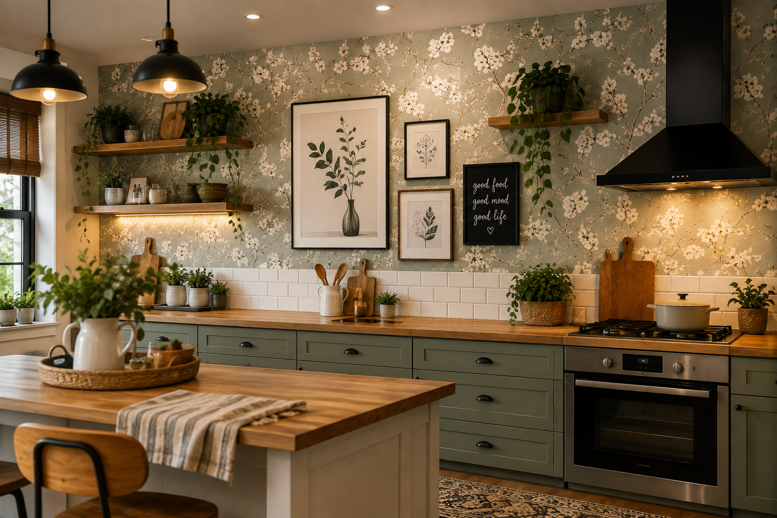wall decorating ideas for kitchen