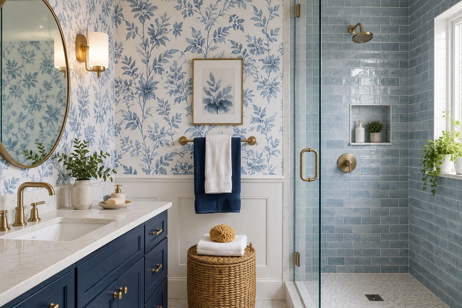 waterproof wallpaper for bathroom