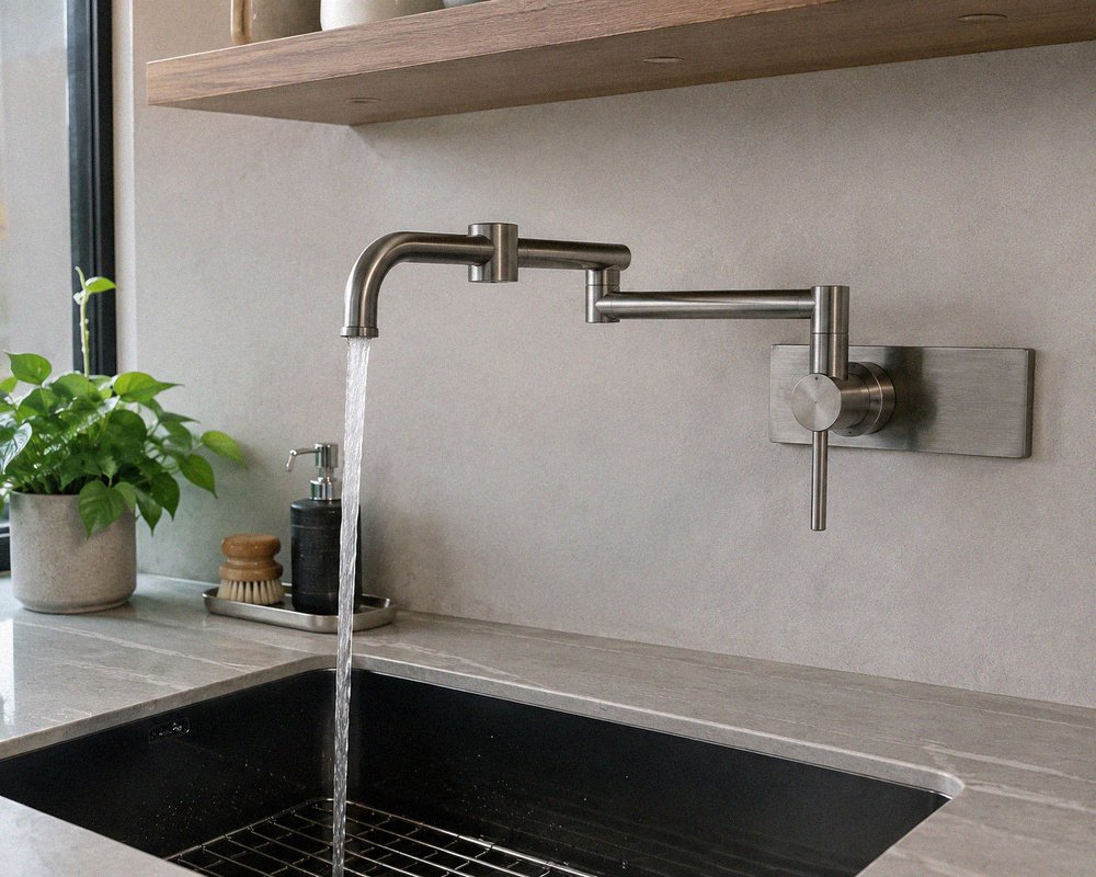 wall mount kitchen faucet