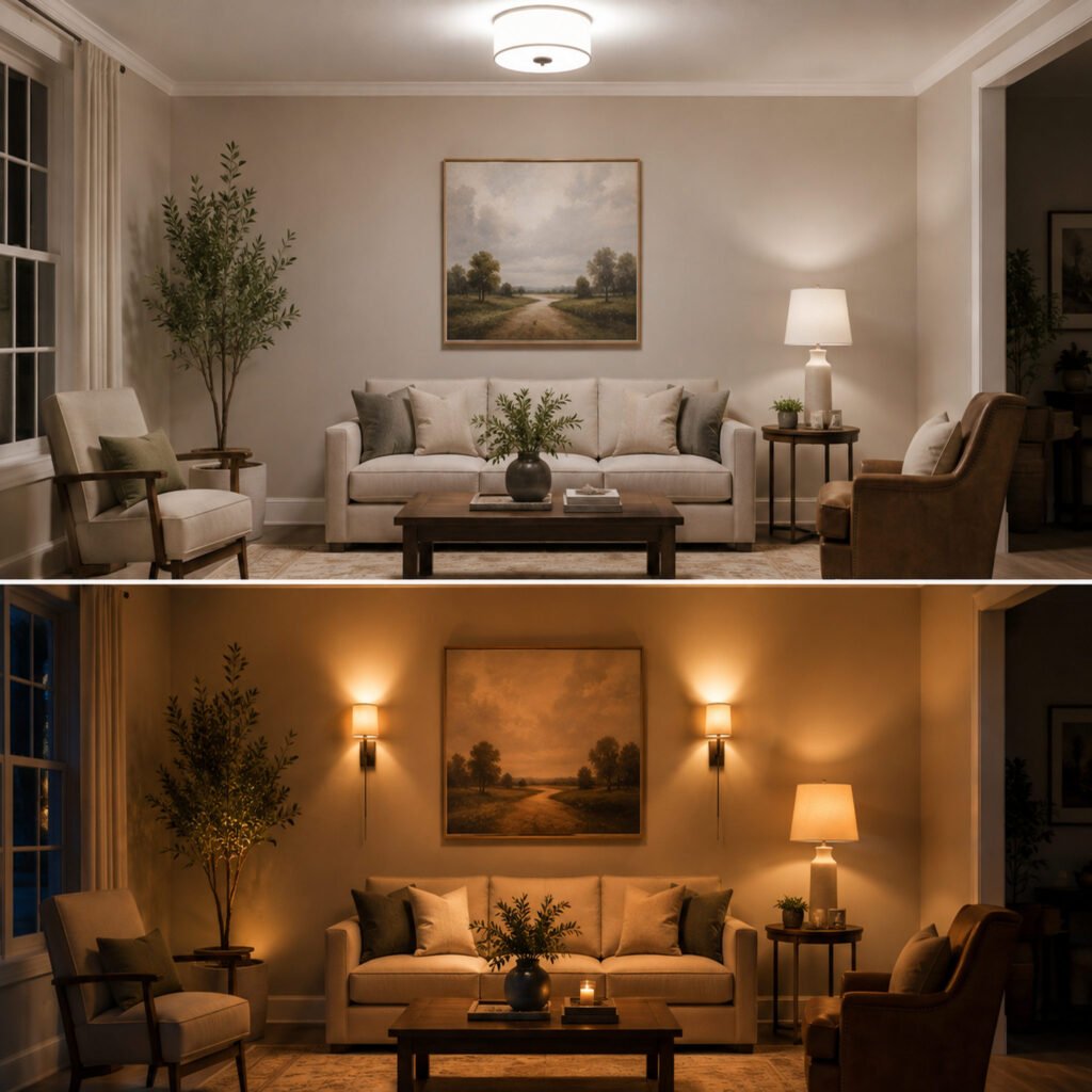 wall sconces for living room