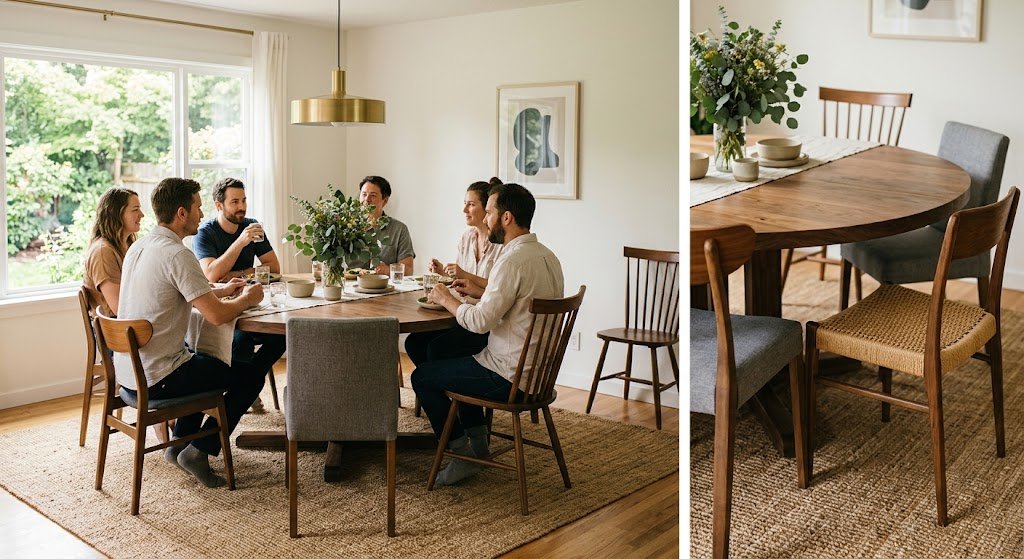 round dining room table 60