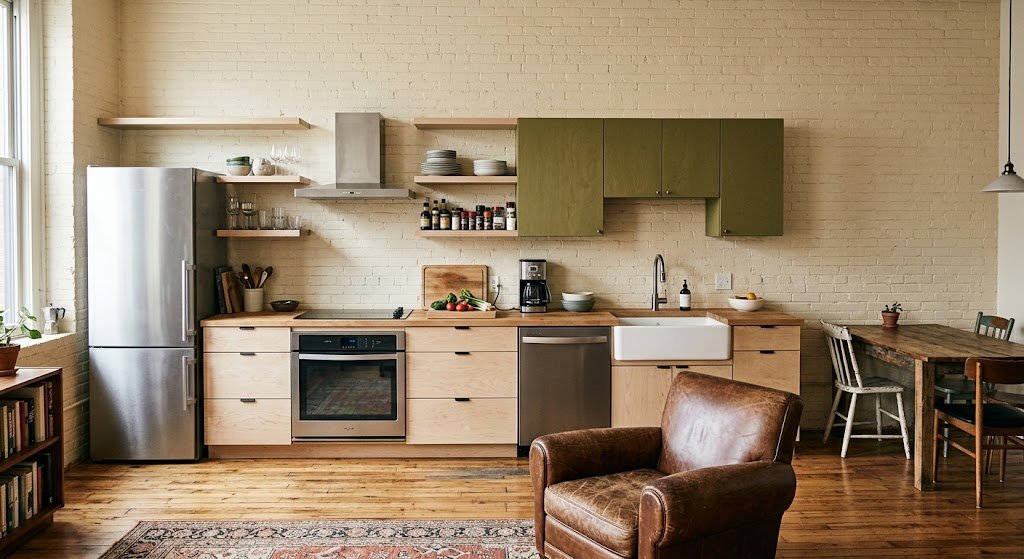 one wall kitchen layout